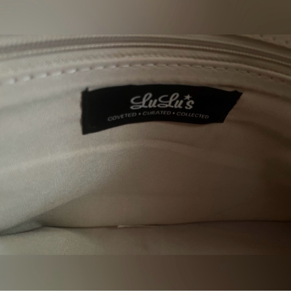 LuLu’s Beige Faux Leather Foldover Clutch – Chain Missing - Picture 5 of 5